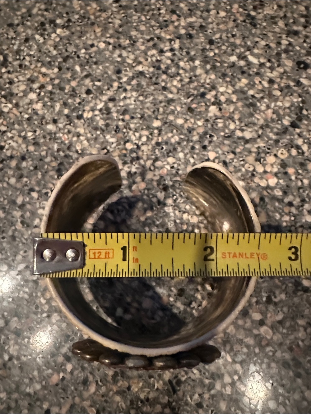 Keep it Gypsy Gold and Brown Leather Statement Cuff Bracelet - Picture 4 of 7